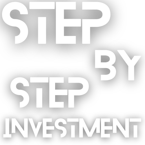 step by step investment logo with transparent background